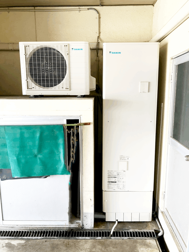 大野市　エコキュート　設置工事