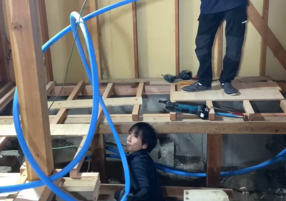 既存浴室解体撤去工事
