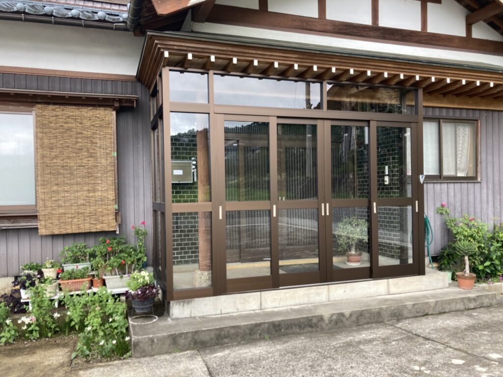 風除室 雪囲い